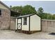 View of the home's shed with easy access and large door at 9510 N Cooney Rd, Mooresville, IN 46158