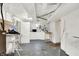 Open unfinished basement space with a bike, white walls and an exterior window for natural light at 1000 E King St, Franklin, IN 46131