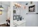 Bathroom featuring a white sink and decorative accents and mirror on the wall at 1000 E King St, Franklin, IN 46131