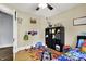 Charming bedroom with a playful rug and a basketball hoop at 1000 E King St, Franklin, IN 46131