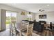 Bright dining room with a view, creating an inviting atmosphere for meals and gatherings at 10236 Arctic Edge Dr, Indianapolis, IN 46239