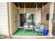 Cozy patio with seating at 1046 Timber Creek Dr # 3, Carmel, IN 46032