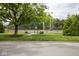 Community tennis court, ideal for recreation and exercise at 1046 Timber Creek Dr # 3, Carmel, IN 46032
