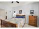 Charming bedroom with a cozy quilt, wooden furniture, and soft neutral carpet at 1118 Kristi Ct, Greenwood, IN 46142