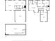 Detailed floorplan showcasing the layout of the house, including the living room, bedrooms, kitchen, and bathrooms at 11243 Catalina Dr, Fishers, IN 46038