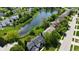 A beautiful neighborhood with water access and mature shade trees at 12115 Flagstone Dr, Fishers, IN 46037
