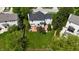 The home features a well-maintained lawn and a patio for outdoor enjoyment at 12115 Flagstone Dr, Fishers, IN 46037