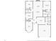 Detailed floor plan showcasing layout with bedrooms, bathrooms, living spaces, kitchen, and garage at 12256 Sagamore Woods Dr, Fishers, IN 46037