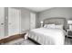 Cozy bedroom featuring a comfortable bed, soft lighting, and modern décor at 1242 Freemont Ln, Greenwood, IN 46143