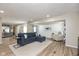 Spacious living room open to the kitchen featuring an open concept layout at 129 Rosewood Dr, Cicero, IN 46034