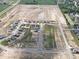An aerial view of a developing community featuring newly constructed homes and landscaped plots at 1400 Bluebonnet Pl, Shelbyville, IN 46176