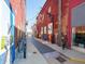 Colorful alley with art installations on the walls at 1400 Bluebonnet Pl, Shelbyville, IN 46176