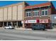 Historic building featuring a movie theater and commercial spaces, capturing downtown's classic charm at 1400 Bluebonnet Pl, Shelbyville, IN 46176