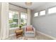 Cozy bedroom featuring natural light and stylish decor at 15378 Dorman Ct, Fishers, IN 46040