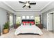 Bright Main Bedroom: Tray ceiling, windows, and ample space at 15378 Dorman Ct, Fishers, IN 46040