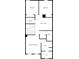 Second floor layout showcasing bedrooms, bathrooms, laundry, Gathering room, and WIC at 17237 Rancorn Pl, Westfield, IN 46074