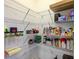 Walk-in pantry with wire shelving stocked with various food items and household goods at 17237 Rancorn Pl, Westfield, IN 46074