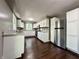 Kitchen with stainless steel appliances and a sink beneath a window at 1760 Pumpkinvine Hill Rd, Martinsville, IN 46151