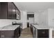 Kitchen with granite counters and stainless steel appliances at 1874 Victor Higgins Dr, Shelbyville, IN 46176