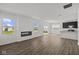 Living Room with fireplace and access to backyard at 1874 Victor Higgins Dr, Shelbyville, IN 46176