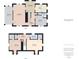 Detailed floor plan showcasing both first and second floors, dimensions and layout at 2011 Sheffield Ave, Anderson, IN 46011