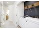 Convenient laundry room with modern appliances and extra storage at 3279 Morab Dr, Zionsville, IN 46077