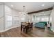 Dining room with natural light and an open floor plan at 33 N Beville Ave, Indianapolis, IN 46201