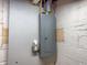 Basement circuit breaker panel and outlet on the wall at 333 N Kenyon St, Indianapolis, IN 46219