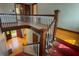 Elegant foyer with hardwood floors and staircase at 333 N Kenyon St, Indianapolis, IN 46219