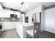 Well-appointed kitchen with an island, stainless steel appliances, and granite countertops at 3829 Waycross Dr, Columbus, IN 47203