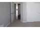 Comfortable bedroom with neutral carpet and ample closet space for storage at 3998 Bozeman Way, Bargersville, IN 46106