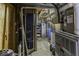 A view of the home's basement, complete with storage, water systems, and a modern furnace at 5137 Green Hills Dr, Brownsburg, IN 46112