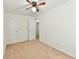 Carpeted bedroom featuring a ceiling fan and neutral walls, providing a blank canvas for personalization at 5225 Elderberry Rd, Noblesville, IN 46062