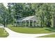 Community picnic shelter on a grassy hill with water views at 5225 Elderberry Rd, Noblesville, IN 46062