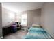 Small bedroom with new flooring, neutral paint and great natural light at 8066 Cardinal Cove E Dr, Indianapolis, IN 46256