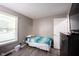 Bedroom with new flooring, neutral paint and great natural light at 8066 Cardinal Cove E Dr, Indianapolis, IN 46256
