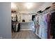 Spacious closet with ample storage and custom shelving for organization at 8970 Buttercup Ct, Noblesville, IN 46060