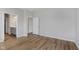 Spacious bedroom with an en suite bathroom and hardwood floors at 13324 Roundtop Rd, Noblesville, IN 46060