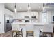 Modern kitchen featuring stainless steel appliances, white cabinetry and pendant lighting at 13324 Roundtop Rd, Noblesville, IN 46060