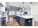 Well-designed kitchen with stainless appliances, a central island, and modern finishes at 13324 Roundtop Rd, Noblesville, IN 46060