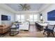 Spacious living area open to the dining area with lots of natural light at 13324 Roundtop Rd, Noblesville, IN 46060