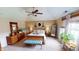 Spacious bedroom featuring ample natural light, a cozy bed, and tasteful decor creating a serene ambiance at 18247 Kinder Oak Dr, Noblesville, IN 46062
