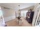 Eat-in dining area with a wooden table set and white chairs at 18247 Kinder Oak Dr, Noblesville, IN 46062