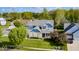 Beautiful two-story home showcasing manicured front yard and attached two-car garage at 18820 Wychwood Pl, Noblesville, IN 46062