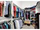 Well-organized walk-in closet with plenty of shelving, hanging space, and storage at 1933 S 825 E, Zionsville, IN 46077