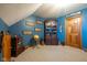 Bright bedroom with unique decor, natural light, and an inviting atmosphere at 2221 W County Road 500 N, Danville, IN 46122
