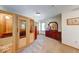 Cozy bedroom features a sauna, a dresser with mirror, and wall decor at 2240 Bill Smith Rd, Martinsville, IN 46151