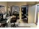 Bedroom featuring stylish desk with a large decorative wall clock at 2710 Fairview St, Anderson, IN 46011