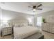 Spacious bedroom with a comfortable bed, twin nightstands, and dresser at 378 Turnberry Ct, Avon, IN 46123