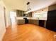 Well-equipped kitchen featuring modern appliances, sleek countertops, and stylish cabinetry at 406 Frst Pk N Dr, Greenwood, IN 46142